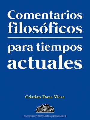 cover image of Comentarios filosóficos para tiempos actuales